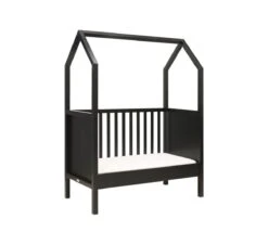 My First House Bedbank 60x120 - Mat Zwart -Kinderwagens Verkoop bopita my first house bedbank 60x120 mat zwart 2