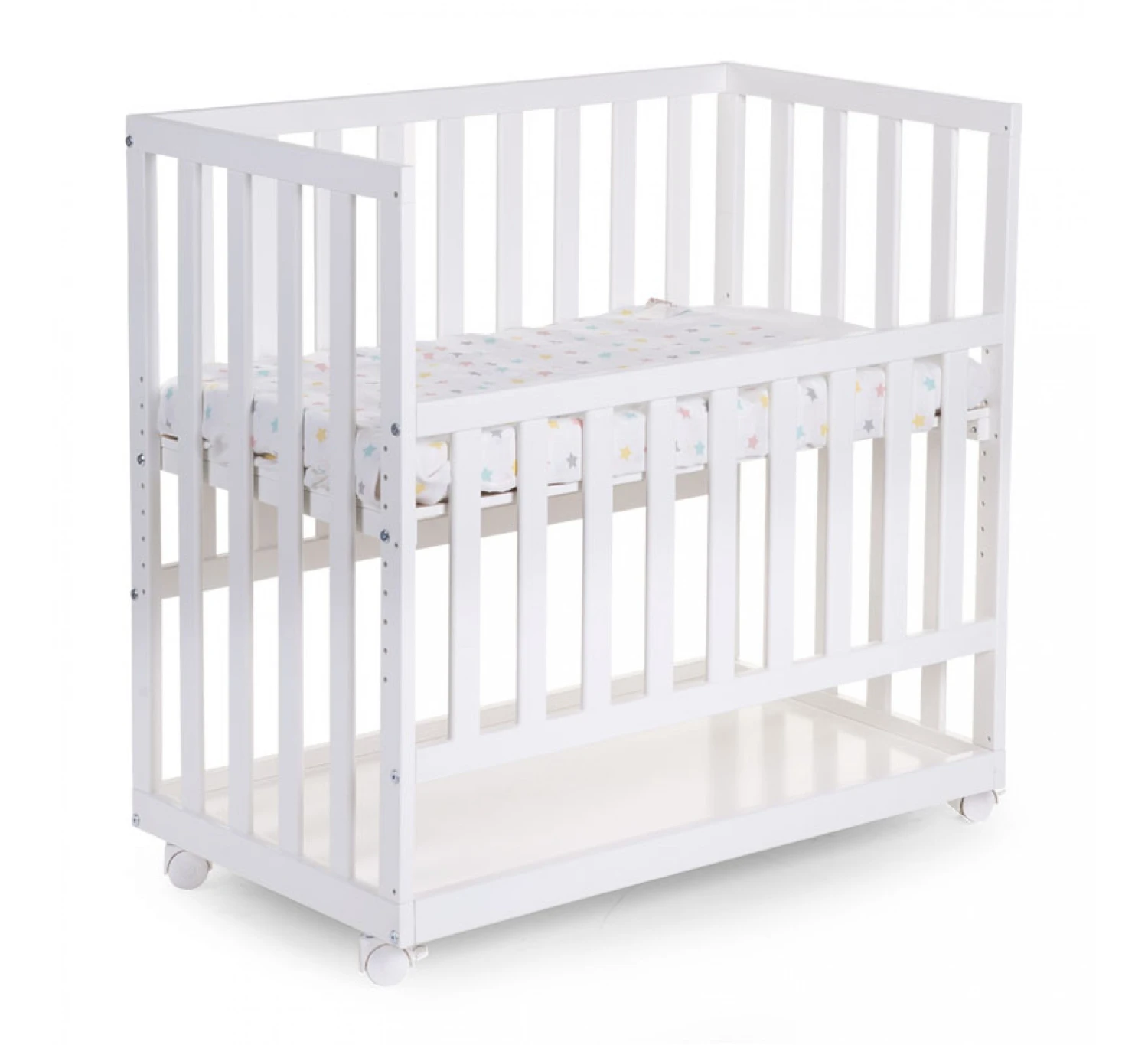 Childhome Bedside Crib - Wit 1 Childhome Bedside Crib - Wit
