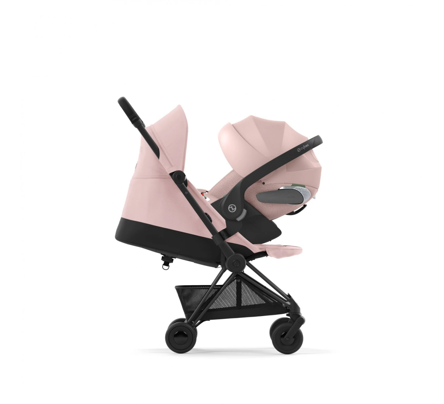 CYBEX Coya Buggy - Matt Black/Peach Pink 7 CYBEX Coya Buggy - Matt Black/Peach Pink - Afbeelding 7