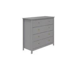 Commode Luna 4-Laden - Grey -Kinderwagens Verkoop flexa commode luna 4 laden grey 2
