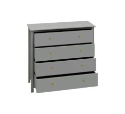 Commode Luna 4-Laden - Grey -Kinderwagens Verkoop flexa commode luna 4 laden grey 4