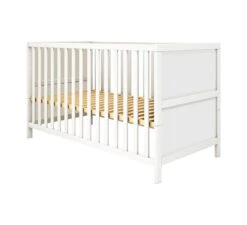 Ledikant Luna Effen 70x140 - White -Kinderwagens Verkoop flexa ledikant luna effen 70x140 white 2