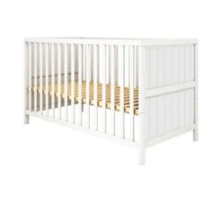 Ledikant Luna Groeven 70x140 - White -Kinderwagens Verkoop flexa ledikant luna groeven 70x140 white 2