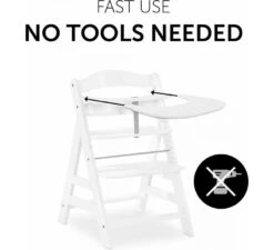 HAUCK Alpha Click Tray - White -Kinderwagens Verkoop hauck alpha click tray white 3