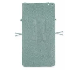 Jollein Voetenzak 0+ River Knit - Ash Green -Kinderwagens Verkoop jollein voetenzak 0 river knit ash green 2