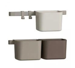 Leander Organizer Kort Incl. 3 Bakjes - Cappuccino