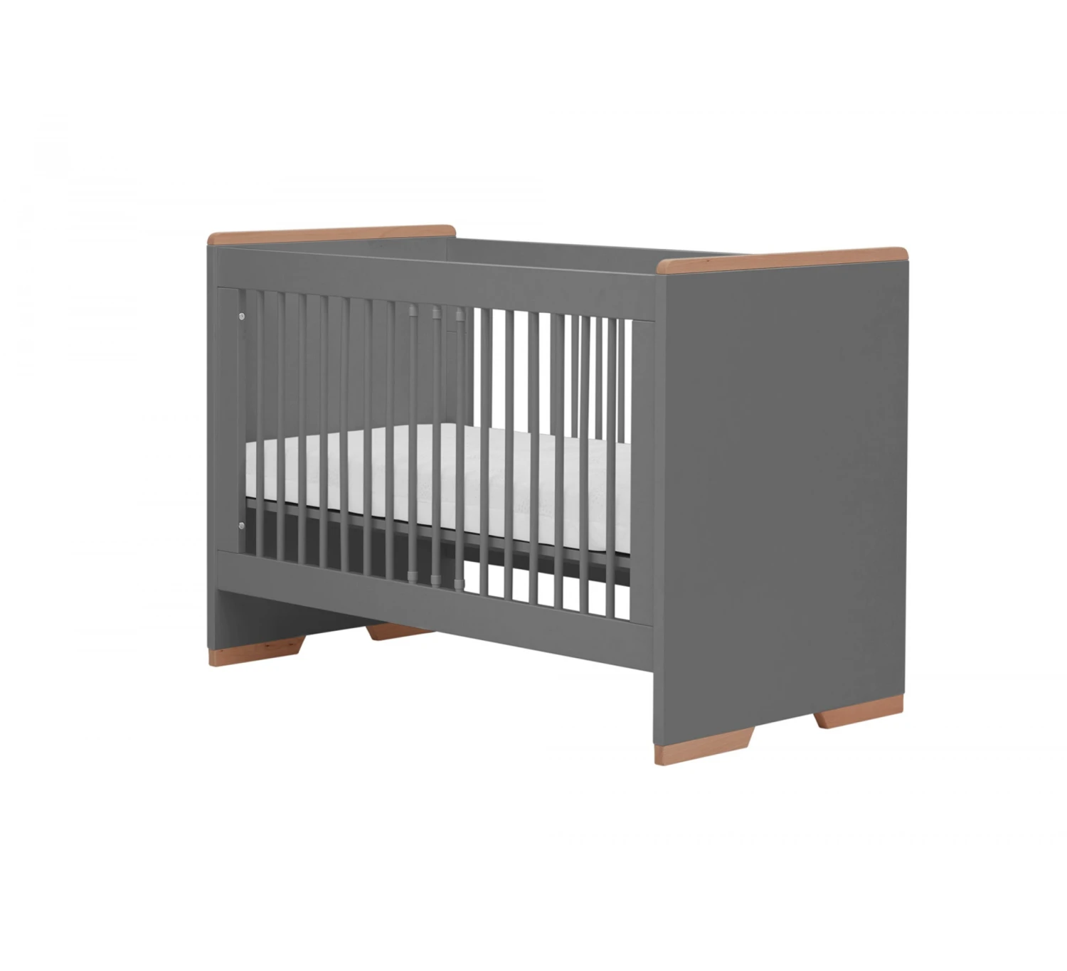 Snap Ledikant 60x120cm - Dark Grey 1 Snap Ledikant 60x120cm - Dark Grey