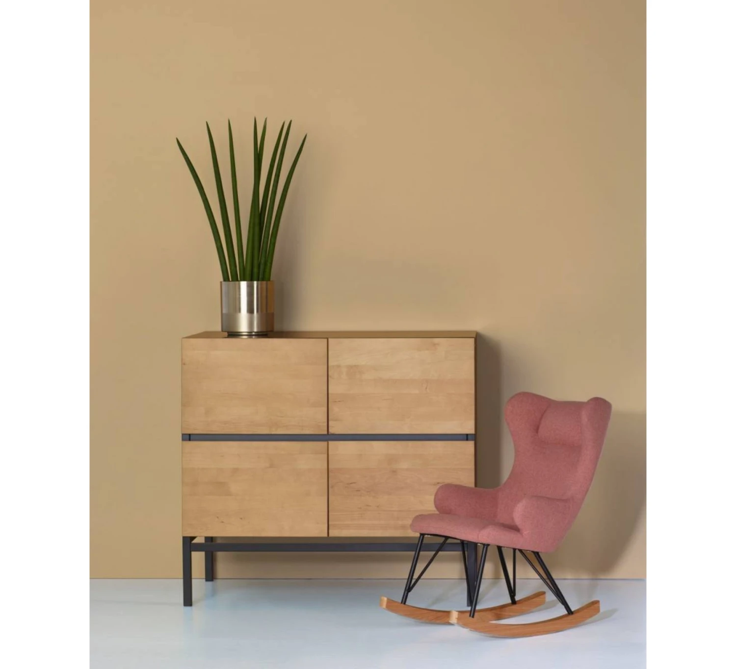 Rocking Kids Chair De Luxe - Latte 2 Rocking Kids Chair De Luxe - Latte - Afbeelding 2