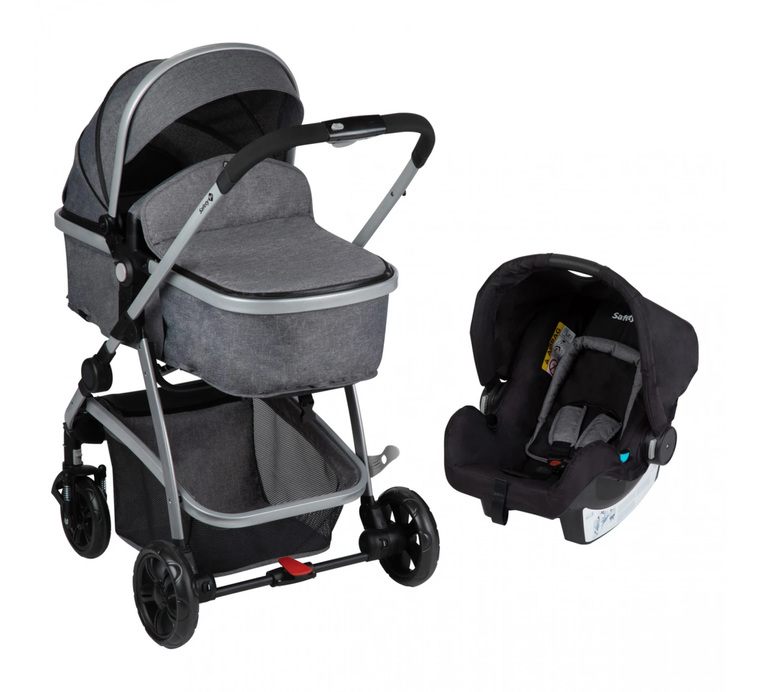 Safety 1st Hello 3-in-1 Kinderwagen - Black Chic 1 Safety 1st Hello 3-in-1 Kinderwagen - Black Chic