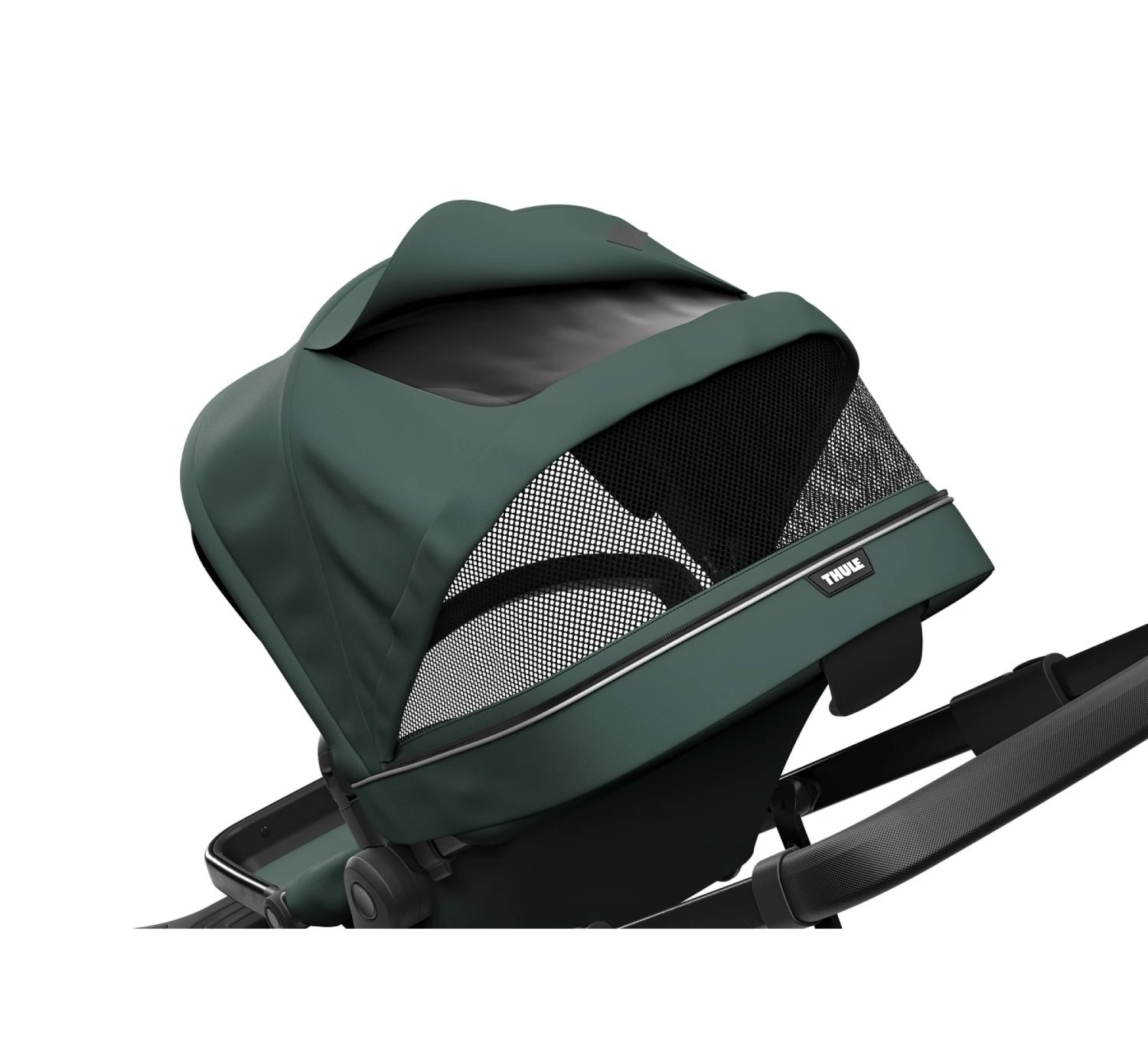 Thule Sleek Kinderwagen - Mallard Green On Black 6 Thule Sleek Kinderwagen - Mallard Green On Black - Afbeelding 6