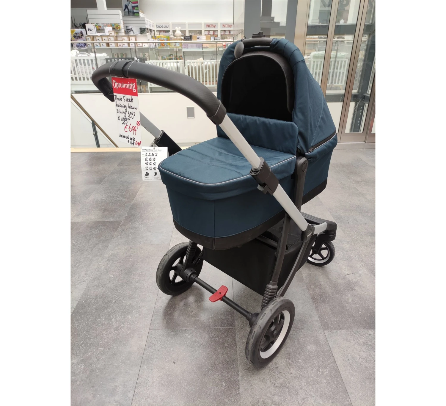 Thule Sleek Kinderwagen - Showmodel 3 Thule Sleek Kinderwagen - Showmodel - Afbeelding 3