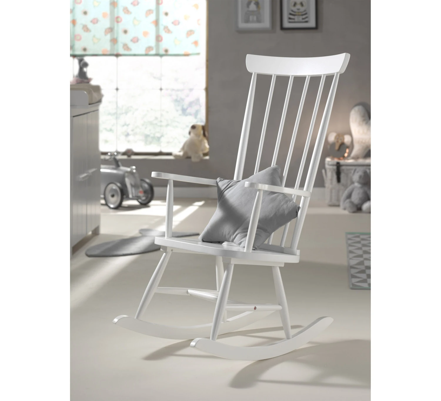 Rocky Schommelstoel - White 2 Rocky Schommelstoel - White - Afbeelding 2